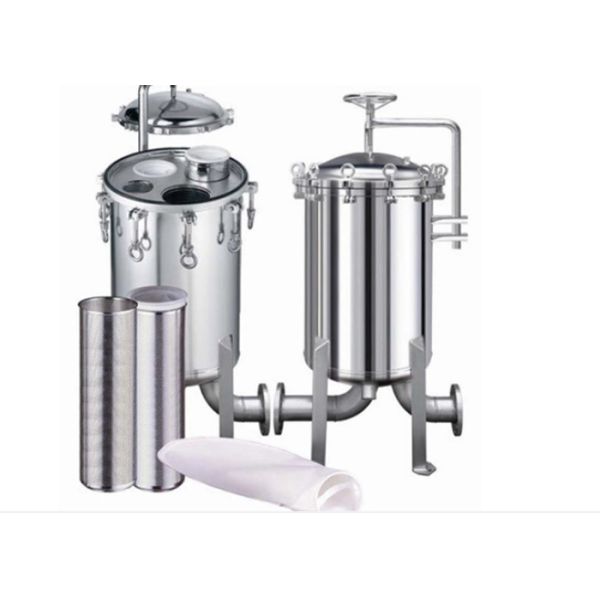 V Clamp Hinged SS Micron Filter Housing Size Customized For Water Treatment