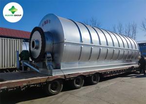 China Small 5 Ton Waste Tyre Pyrolysis Plant Unit To Fuel Oil Process on sale