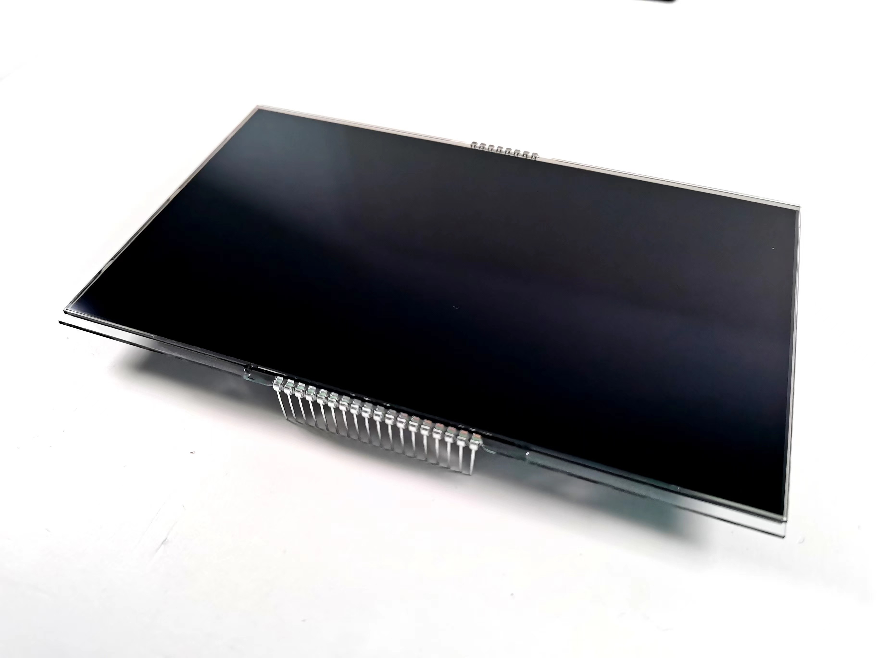12 O Clock Negative VA LCD Display Black Segment Digit Graphic Lcd Glass Va Panel For Thermostat