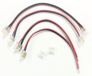 China Doul White LED Strip Light Accessories 3 Pin Led Connector on sale