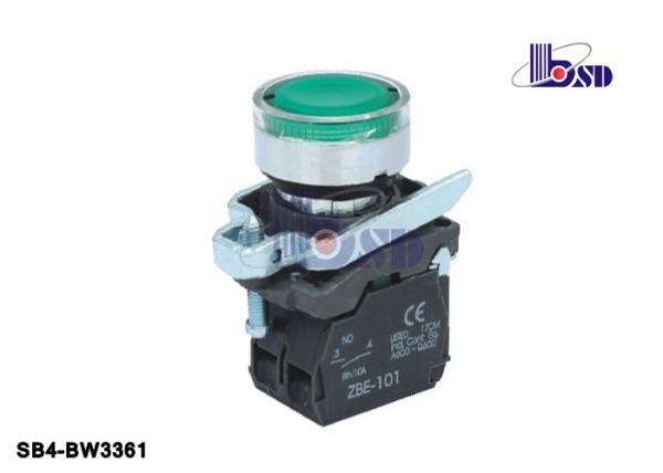 Quality Professional Green Push Button Switch Led Illuminated For Electrical Appliances for sale