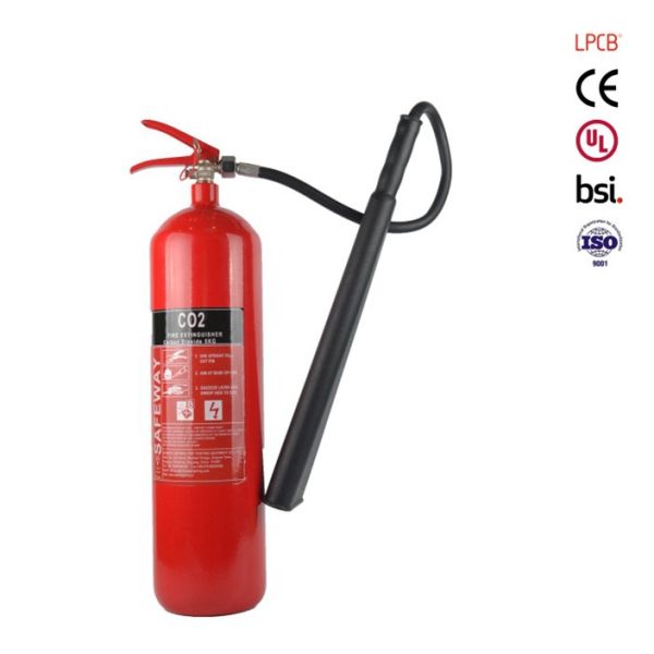 4KG CK45 CO2 Fire Extinguisher Offices safe to use 5mm Thickness For Fighting Fire
