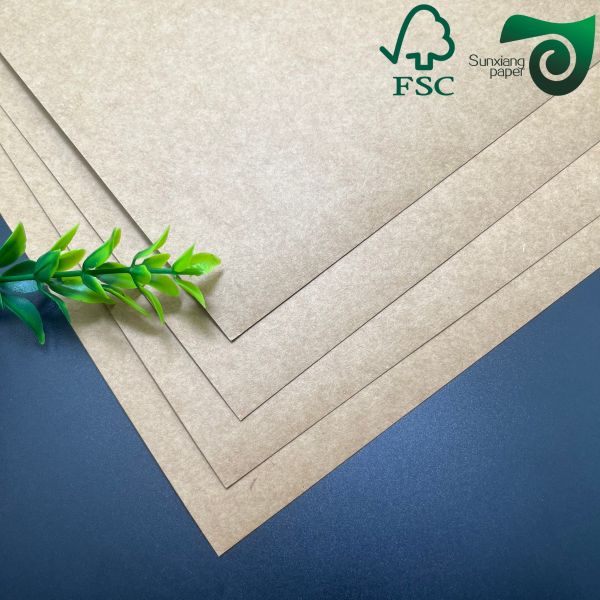 FSC Bleached Machine Glazed Kraft Paper 300gsm 350gsm Food Grade Packaging Solution