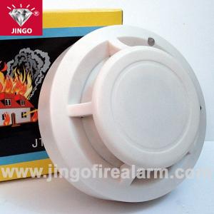 China fire alarm 9v battery powered portable smoke detector sensor with buzzer alarm on sale