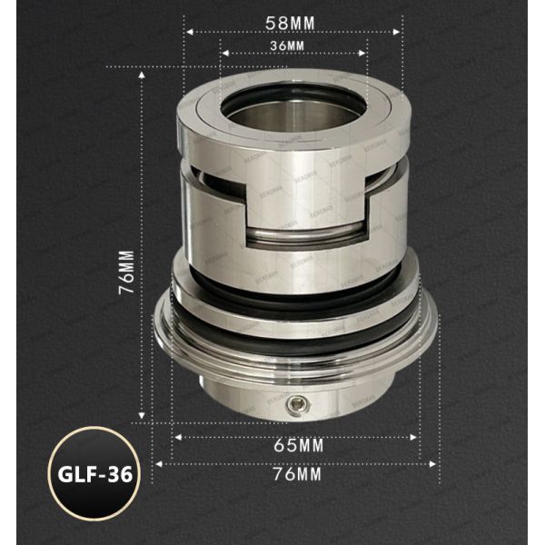 BERGMAN Replace Grundfos GLF-12 16 22 32 36mm CR CRN CRI Pump Mechanical Seal HQQV HQQE 96455086 96511844 96525458