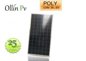 Wholesale White Frame PV Solar Panels / Polycrystalline Silicon Solar Panels Blue Cell Color from china suppliers