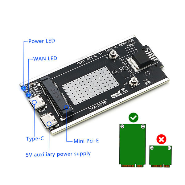 OEM PCIE To USB Adapter USB Bus Interface For Desktop Embedded System