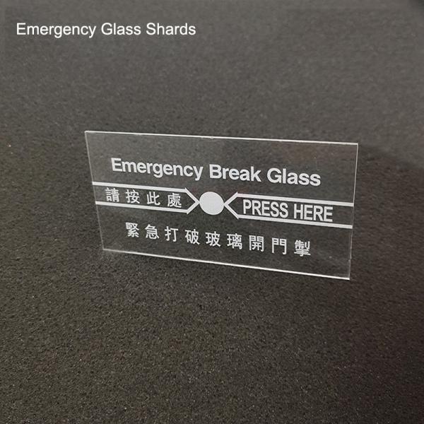 Quality Replacement Emergency Break Glass/Alarm Shards EBG998 for sale
