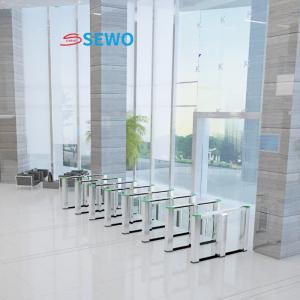 RS485 TCP/IP One Way Turnstile Gate Speed Gates Fingerprint Time Attendance Access Control System