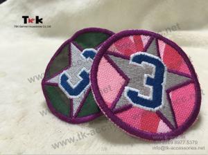 Wholesale Adhesive Custom Embroidered Patches German Embroidered Uniform Patches OEM / ODM from china suppliers