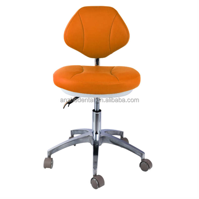 Big Cushion Dental Assistant Nurse Stool Comfortable Backrest Custom Dentist Stool