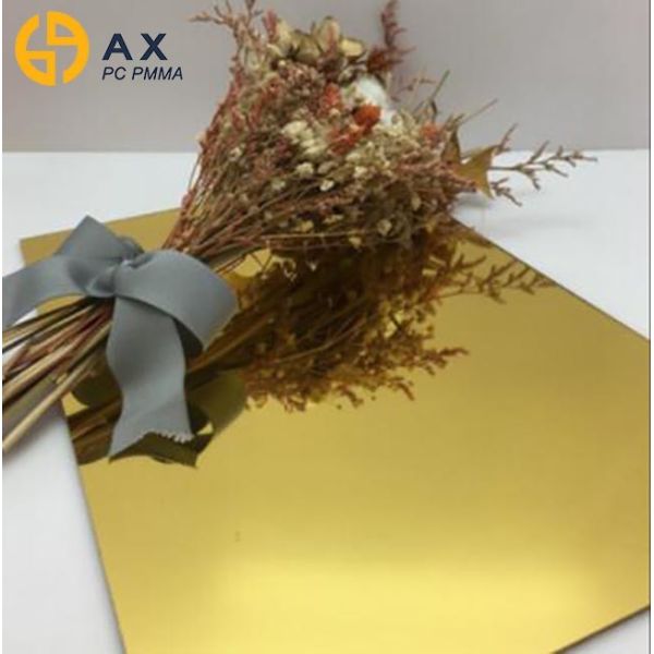 ANXIN 0.9mm- 5 mm thick Polystyrene GPPS material plastic mirror sheet