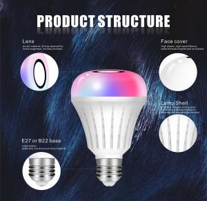 China Smart Bluetooth Light Bulb , Color Changing LED Bulbs Music Sync OEM ODM on sale