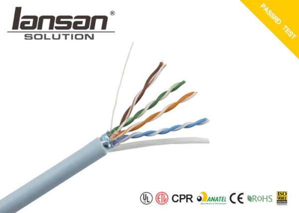 Quality UTP FTP 0.48mm 0.511mm HDPE Cat5e Network Cable for sale