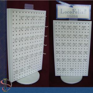 Wholesale Pegboard countertop rotating display rack / Display Rack on table / Metal Hooks Display Stand / Rotating Countertop Rack from china suppliers