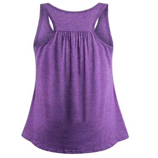 Regular Length Women'S Sequin Tank Tops / Girls Cotton Tank Tops Dot Pattern