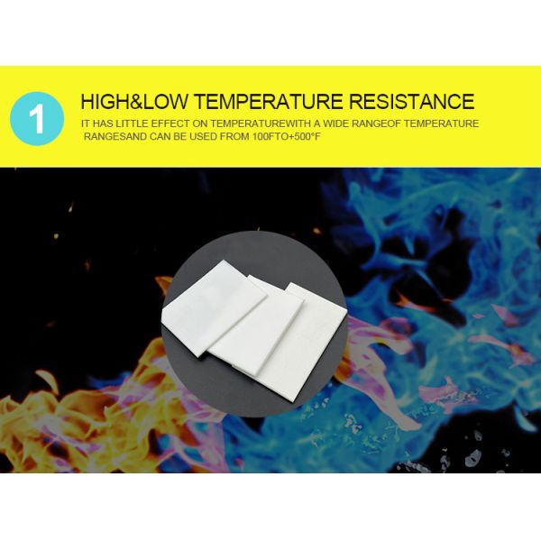 High Density 3mm-100mm Natural White 100% Virgin PTFE Sheet White Punching Machine Method