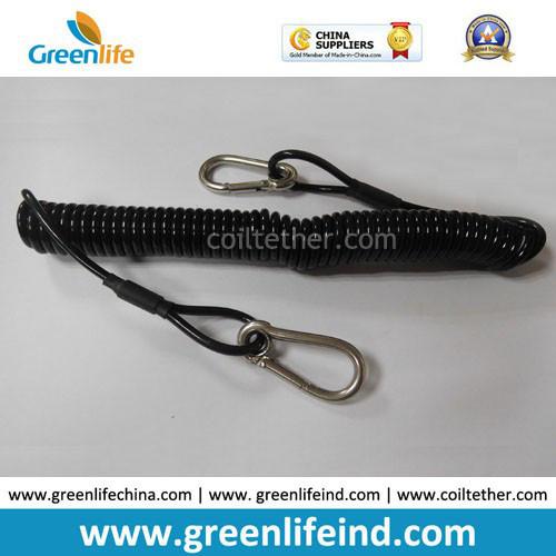 Quality Plastic Elastic Retention Belt Chain Carabiner Hook Security Clip for sale