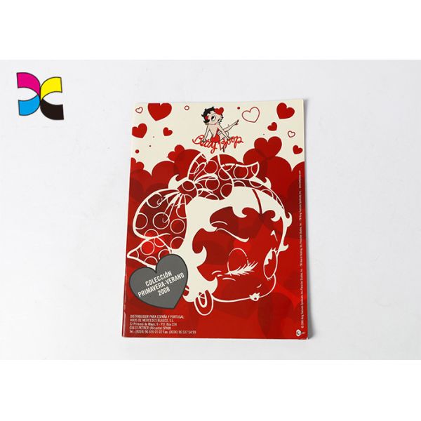 Matt Paper Custom Magazine Printing Full Color Red Subscription For People