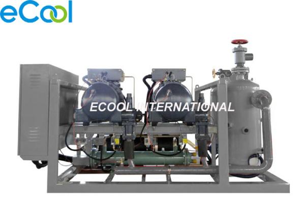 Quality Parallel Refrigerating Compressor Set , High Temperature Refrigeration Screw Compressor Unit for sale