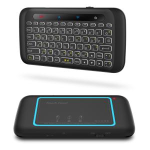 Wholesale H20 Multimedia Ergonomics Touch Pad Keyboard Dual Size Backlight 2.4Ghz keyboard For Android Windows from china suppliers