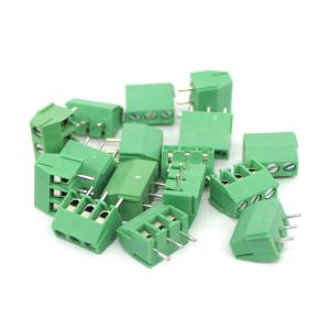 China KF350-3.5mm Straight Pin PCB Screw Terminal Block Connector Blue and green on sale