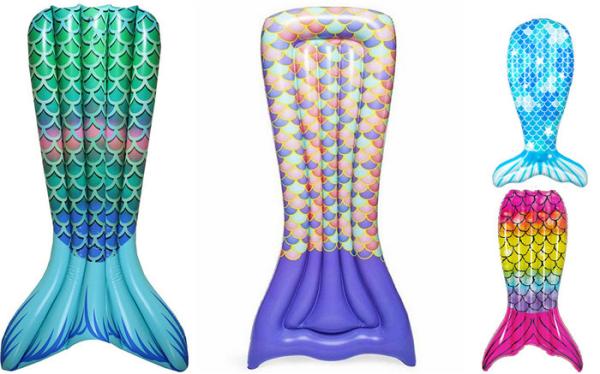 Quality Super Durable Inflatable Mermaid Tail , Mermaid Inflatable Pool Floats Convenient for sale