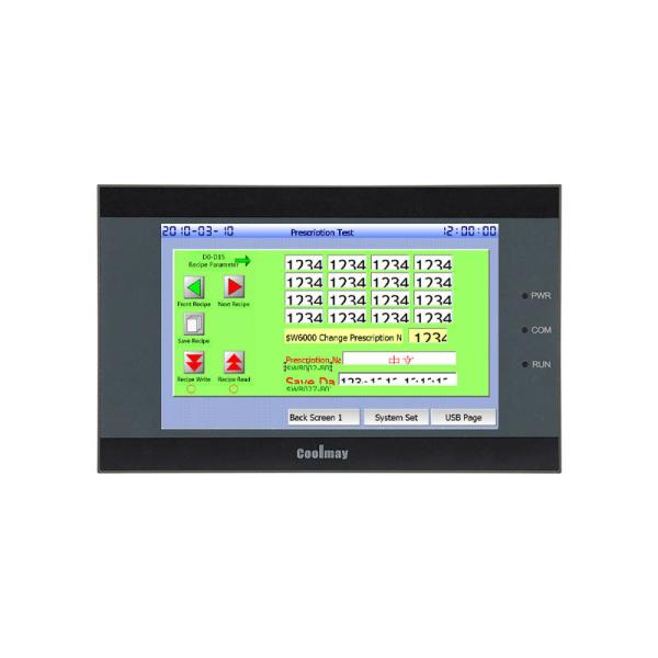 32 Bit 408MHz CPU HMI PLC All In One 24VDC High Speed Pulse 4 Wire Plc