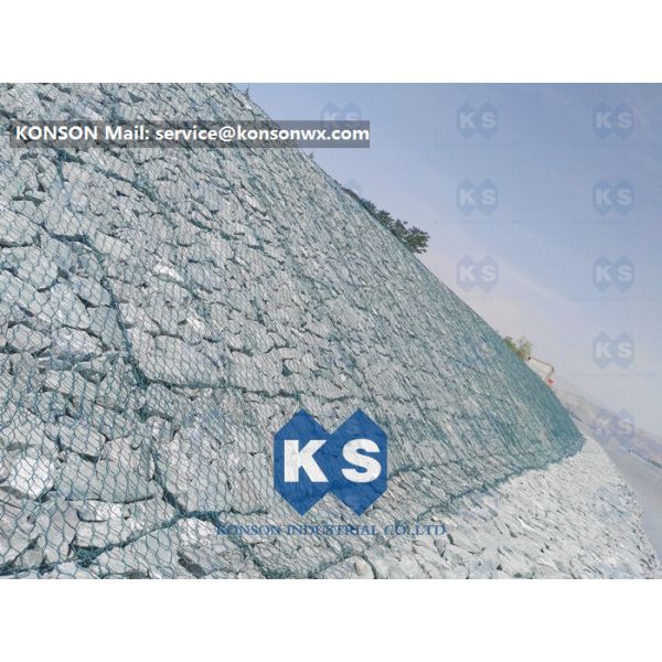 PLC Automatic Control Gabion Mesh Machine KS80100-4.0 Stone Cage Isolation Wall