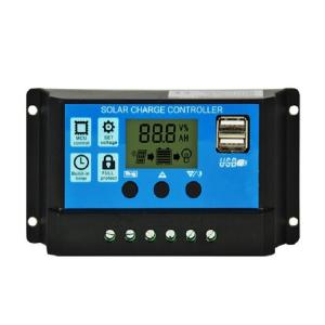 Wholesale Auto PWM Solar Panel Controller 12v 24v 10a 20a 30Amp With LCD Display Dual USB from china suppliers