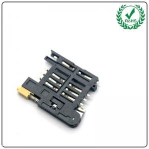 Wholesale 2.54Mm Pitch Chip Sim Card Holder Connector With Ejector 8 Circuits from china suppliers