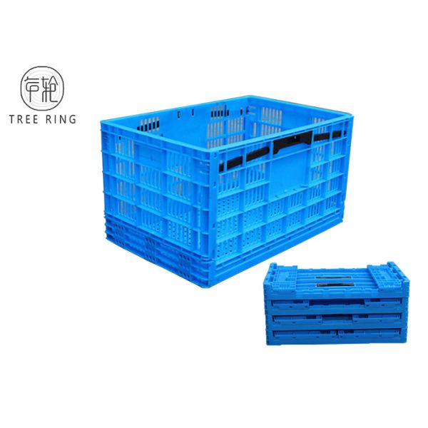 Distribution Clear Nestable Plastic Storage Containers With Attached Lid 65 Liter