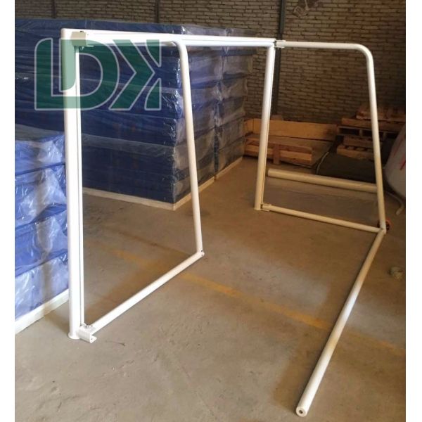 Aluminum 2 25×15 M Folding Soccer Goal Portable Football Goal Post With Wheels