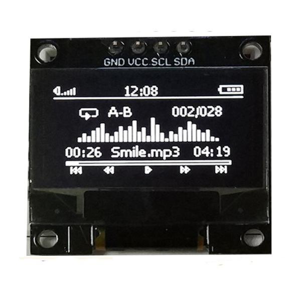 Quality 128x64 0.96 Inch OLED Display Module I2C SPI Interface Transmissive for sale