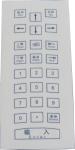 Dot matrix scratch proof Industrial Membrane Keyboard with numeric keypad