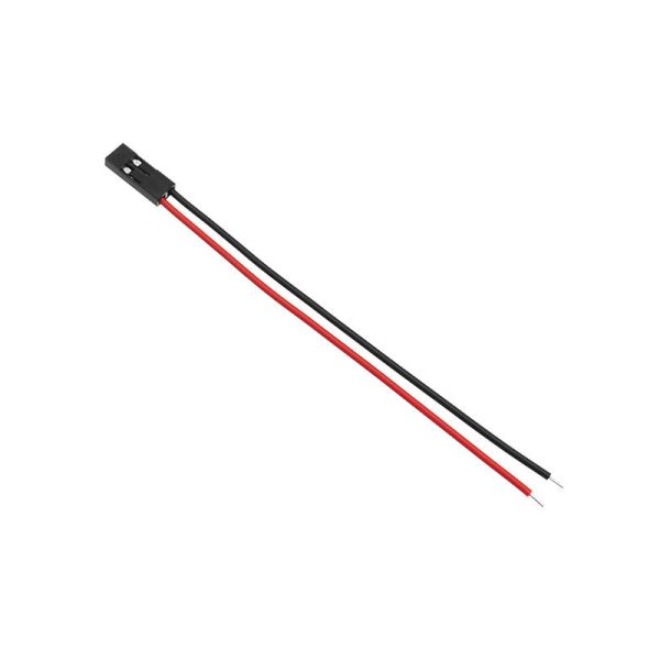 2pin Female Connector 24AWG 2.54mm Terminal Wire Single Head