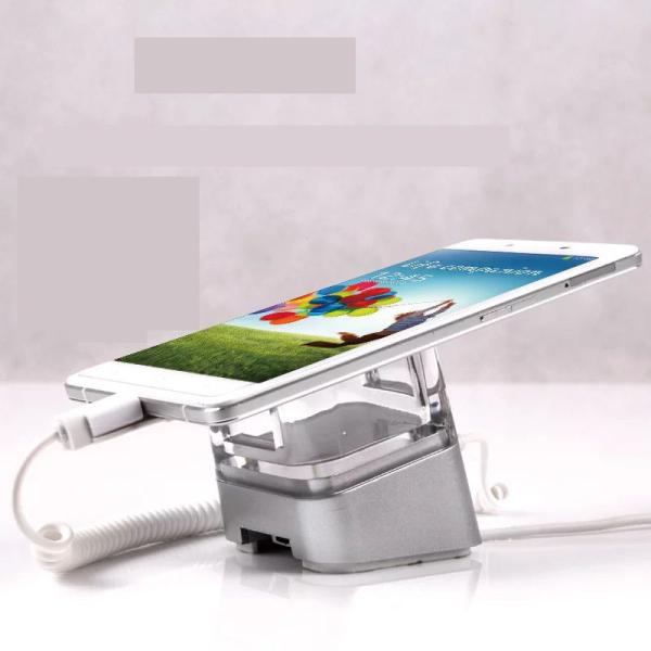 Quality COMER security anti-theft devices cell phone alarm stand with charger function for sale