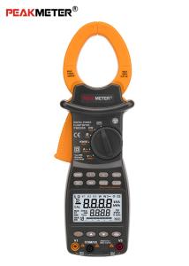 China AC RMS Harmonic Digital Power Clamp Meter Resistance Voltage Diode Capacitance Measurement on sale