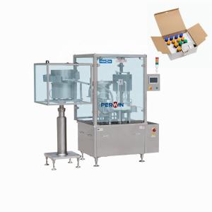 SUS316L  40p/Min Test Tube Filling Machine With Feeder Turntable
