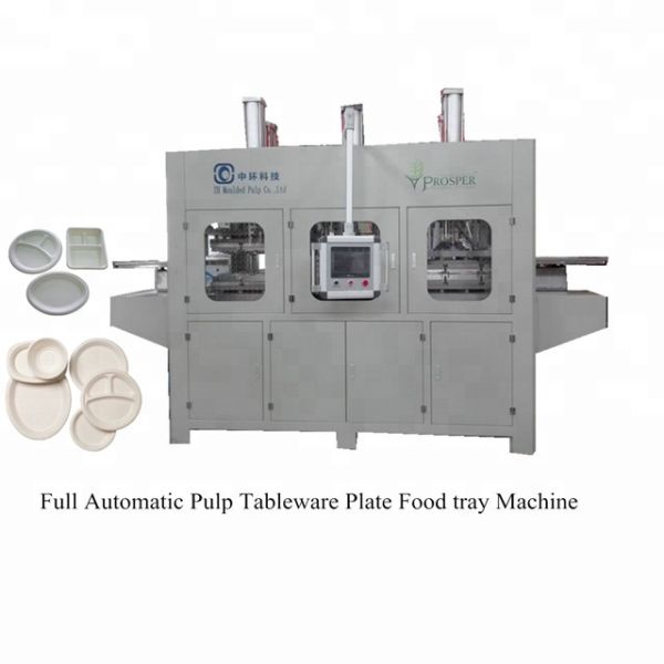 CE Certified Pulp Plate Making Machine 100KW For Plastic Container