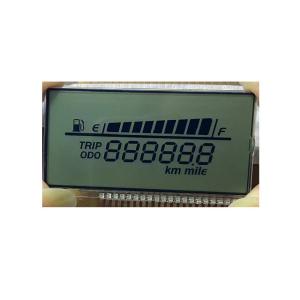 Segment Monochrome Lcd Display , 4.0V Customized Size Lcd Screen Module