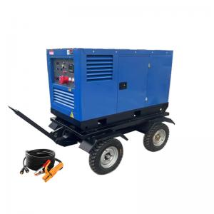 Wholesale SKID MOUNTED wheels trolley 600A Mig Tig Welder Diesel WELDING PLANT 400-450 APMS from china suppliers