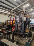 Enhanced High Speed CNC Heavy Angle Punching Marking Shearing Machine Line Model