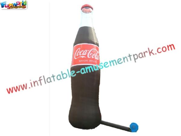 Quality Customized Mini Coca Cola Inflatable Adervising Bottle for Promotion for sale
