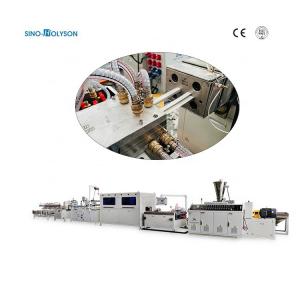 Wholesale L 25*25mm / U 9mm PVC Angle Line Making Machine Double Screw from china suppliers