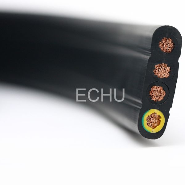 Flat Cable for Crane and Lifter H07VVH6-F, H05VVH6-F FLAT CABLE