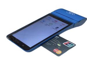 China 4G Handheld POS Device Payment Terminal With 58mm Thermal Printer / NFC Reader on sale
