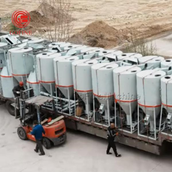 Quality Automatic Feed Grinder And Mixer Processing Machine 1.5kw For Continuous Production for sale