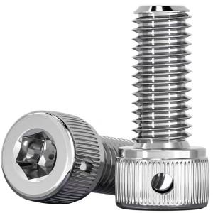 China Corrosion Resistant Hex Socket Cap Head Machine Screws With Wire Holes On Head SS304 Or SS316 on sale