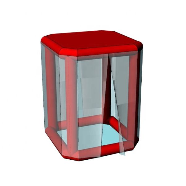 Custom Made Portable Transparent Emergency Inflatable Disinfection Chamber For Outdoor Sanitizing In Public Places
